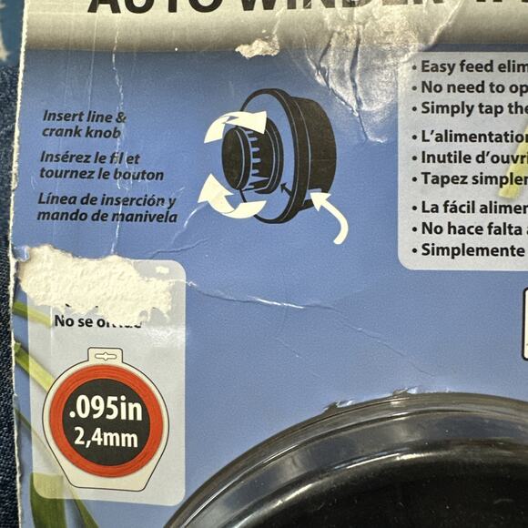 New Shakespeare Auto Winder II String Trimmer Bump Head 0.80 - .105" Cartridge - Picture 4 of 12